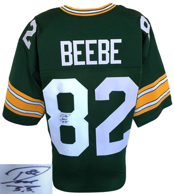 Don Beebe Signed Autographed Green Bay Packers Football Jersey (JSA COA)