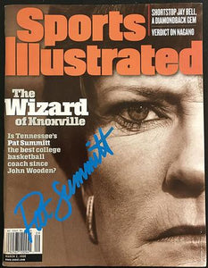 Pat Summitt Signed Autographed Complete "Sports Illustrated" Magazine (SA COA)