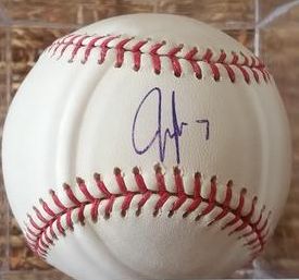 Jeff Francoeur Signed Autographed Official Major League OML Baseball (SA COA)