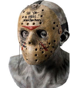 Robert Englund Signed Autographed "Friday the 13th" Jason Voorhees Mask and Bust (ASI COA)