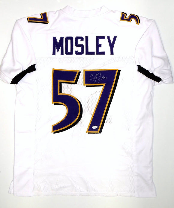 C.J. Mosley Signed Autographed Baltimore Ravens Football Jersey (JSA COA)
