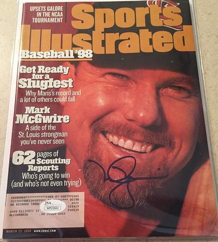 Mark McGwire Signed Autographed 