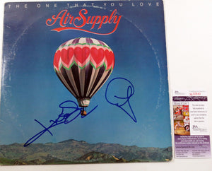 Graham Russell & Russell Hitchcock Signed Autographed "The One That You Love" Air Supply Record Album (JSA COA)
