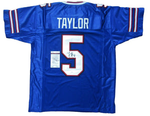 Tyrod Taylor Signed Autographed Buffalo Bills Football Jersey (JSA COA)