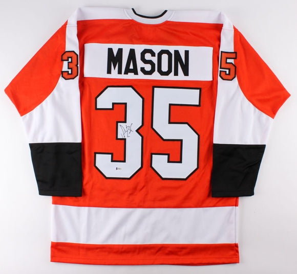 Steve Mason Signed Autographed Philadelphia Flyers Hockey Jersey (Beckett COA)