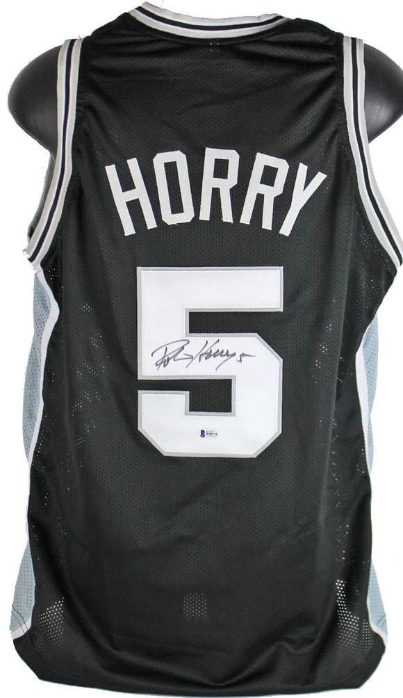 Robert Horry Signed Autographed San Antonio Spurs Basketball Jersey (Beckett COA)