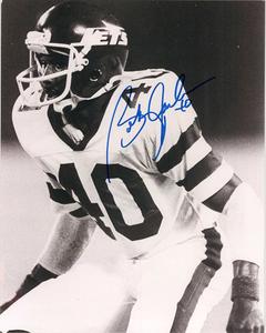 Bobby Jackson Signed Autographed Glossy 8x10 Photo New York Jets (SA COA)
