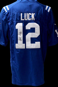Andrew Luck Signed Autographed Indianapolis Colts Football Jersey (JSA COA)