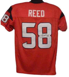 Brooks Reed Signed Autographed Houston Texans Football Jersey (JSA COA)