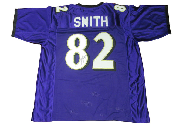 Steve Smith Signed Autographed Baltimore Ravens Football Jersey (JSA COA)