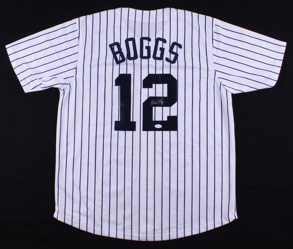 Wade Boggs Signed Autographed New York Yankees Baseball Jersey (JSA COA)