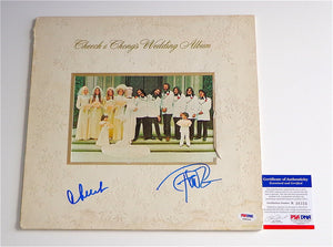 Cheech Marin & Tommy Chong Signed Autographed "Wedding Album" Record Album (PSA/DNA COA)