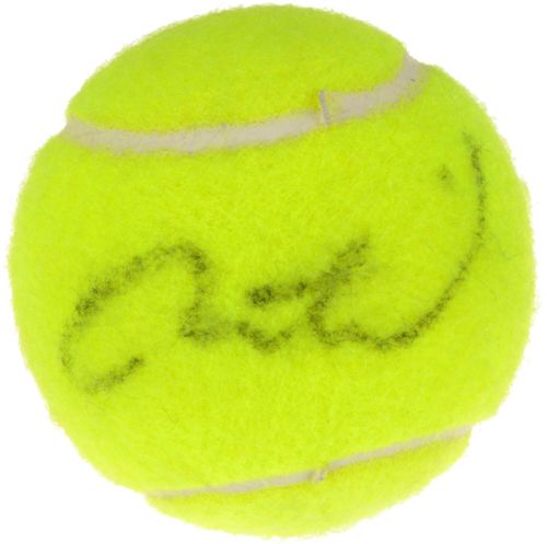 Martina Hingis Signed Autographed Yellow Tennis Ball (Fanatics COA)