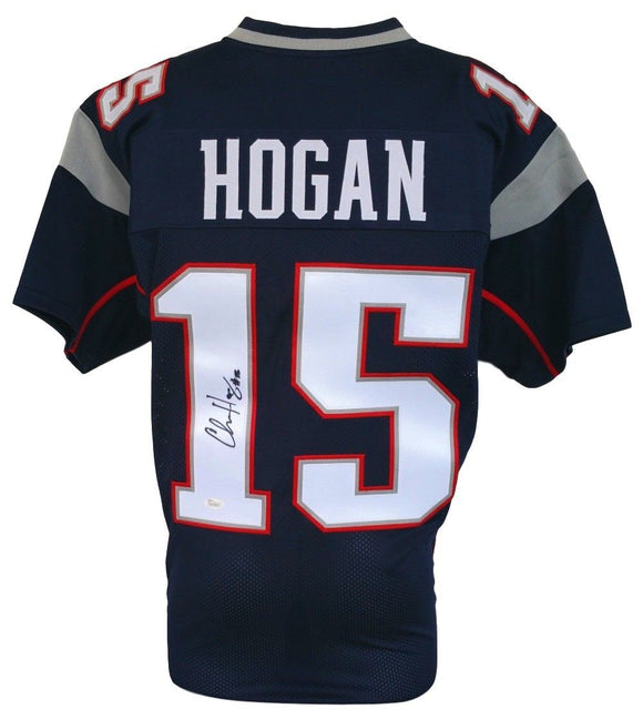 Chris Hogan Signed Autographed New England Patriots Football Jersey (JSA COA)