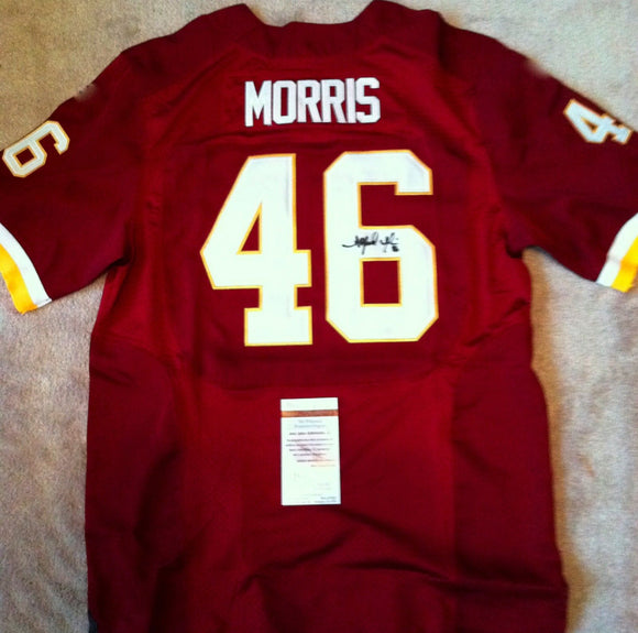 Afred Morris Signed Autographed Washington Redskins Football Jersey (JSA COA)