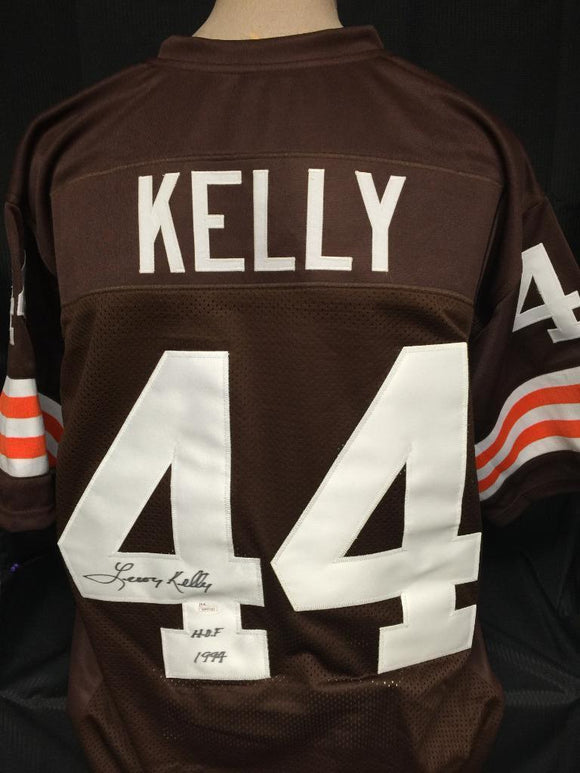 Leroy Kelly Signed Autographed Cleveland Browns Football Jersey (JSA COA)