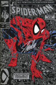 Stan Lee Signed Autographed "Spider-Man" Comic Book 1990 Spiderman #1 (Stan Lee Holo)