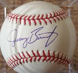 Jeromy Burnitz Signed Autographed Official Major League OML Baseball (SA COA)
