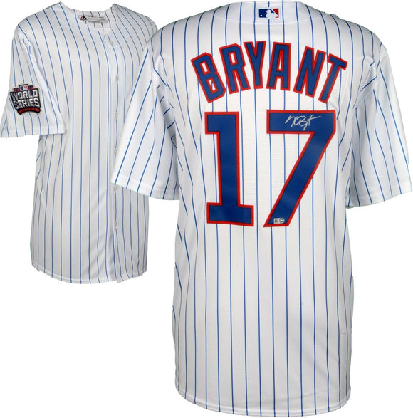 Kris Bryant Signed Autographed Chicago Cubs Baseball Jersey (MLB Authenticated)