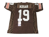 Bernie Kosar Signed Autographed Cleveland Browns Football Jersey (JSA COA)