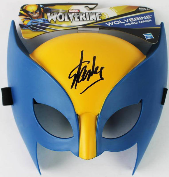 Stan Lee Signed Autographed Wolverine X-Men Mask (PSA/DNA COA & Stan Lee Holo)