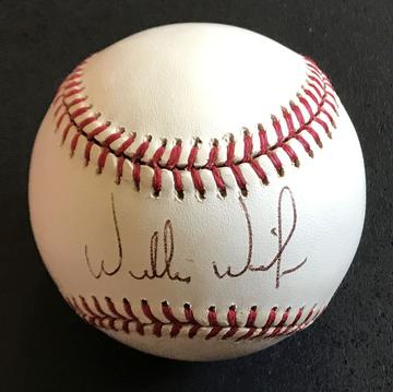 Willie Wilson Signed Autographed Official American League OAL Baseball (SA COA)
