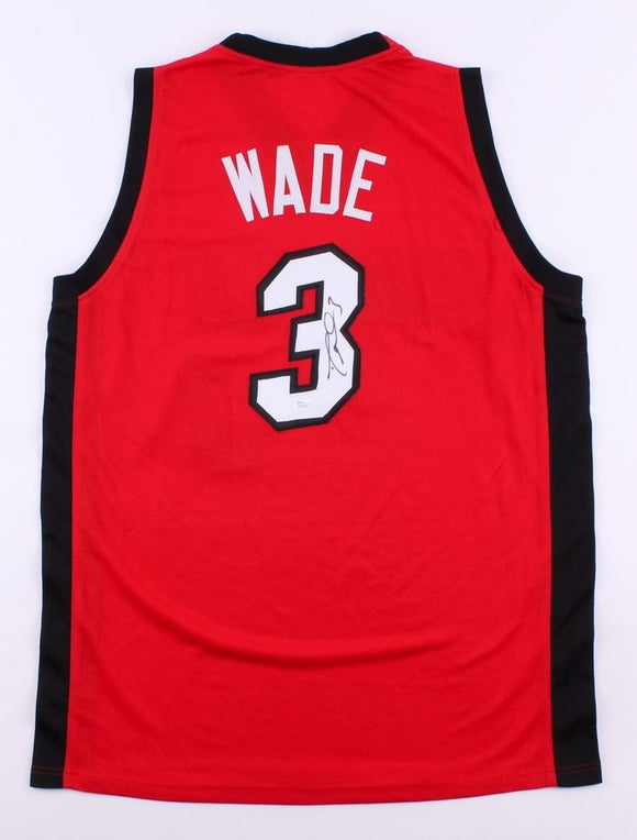 Dwyane Wade Signed Autographed Miami Heat Basketball Jersey (JSA COA)