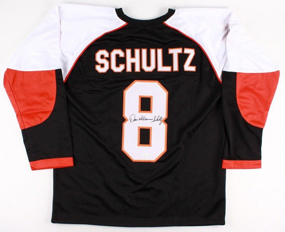 Dave 'The Hammer' Schultz Signed Autographed Philadelphia Flyers Hockey Jersey (JSA COA)
