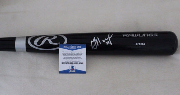 Jose Altuve Signed Autographed Full-Sized Rawlings Baseball Bat - Beckett COA