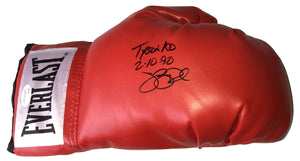 James "Buster" Douglas Signed Autographed "Tyson K.O. 2-10-90" Everlast Boxing Glove (JSA COA)