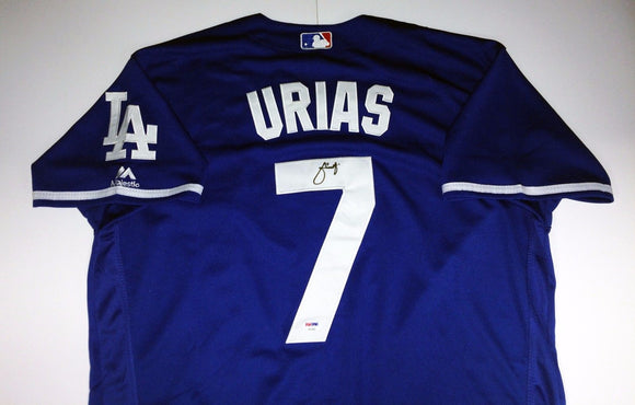 Julio Urias Signed Autographed Los Angeles Dodgers Baseball Jersey (PSA/DNA COA)