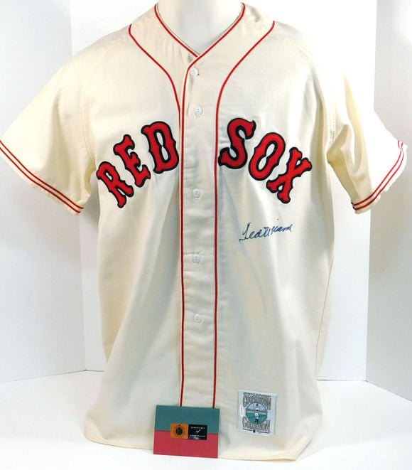 Ted Williams Signed Autographed Boston Red Sox Baseball Jersey (UDA COA)