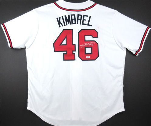 Craig Kimbrel Signed Autographed Atlanta Braves Baseball Jersey (MLB Authenticated)