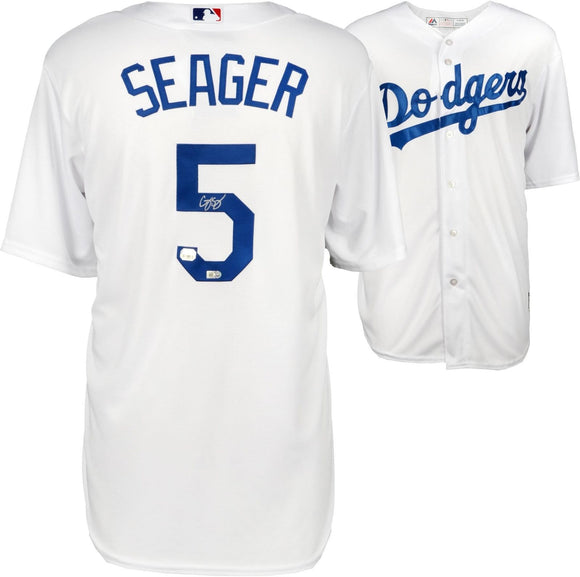 Corey Seager Signed Autographed Los Angeles Dodgers Baseball Jersey (MLB Authenticated)