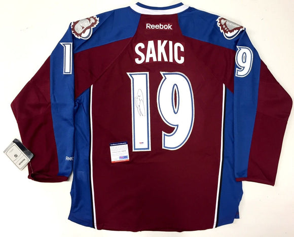 Joe Sakic Signed Autographed Colorado Avalanche Hockey Jersey (PSA/DNA COA)
