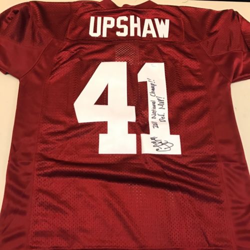 Courtney Upshaw Signed Autographed Alabama Crimson Tide Football Jersey (JSA COA)