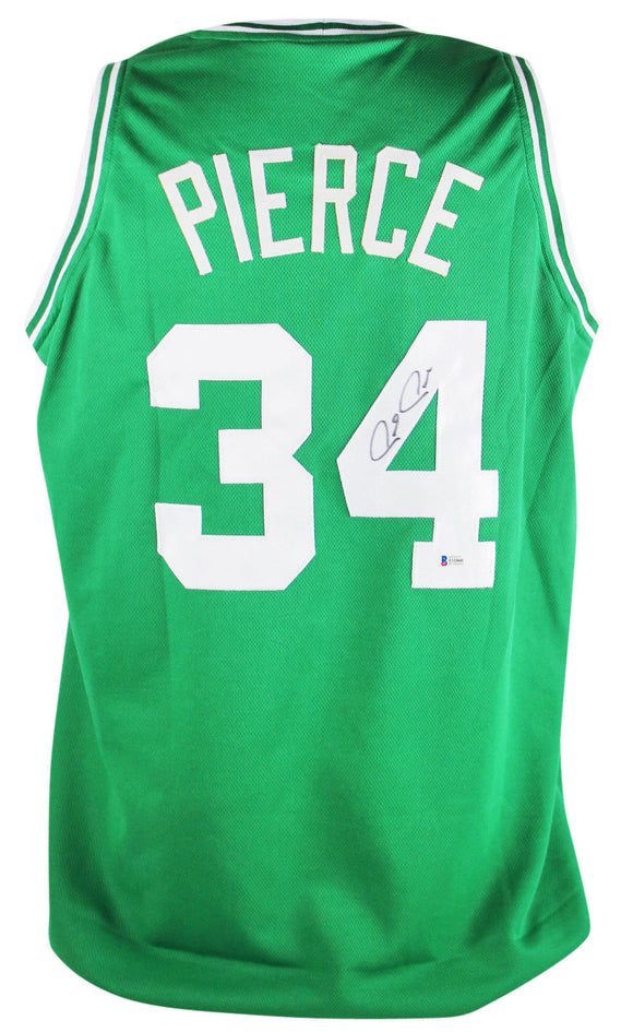 Paul Pierce Signed Autographed Boston Celtics Basketball Jersey (Beckett COA)