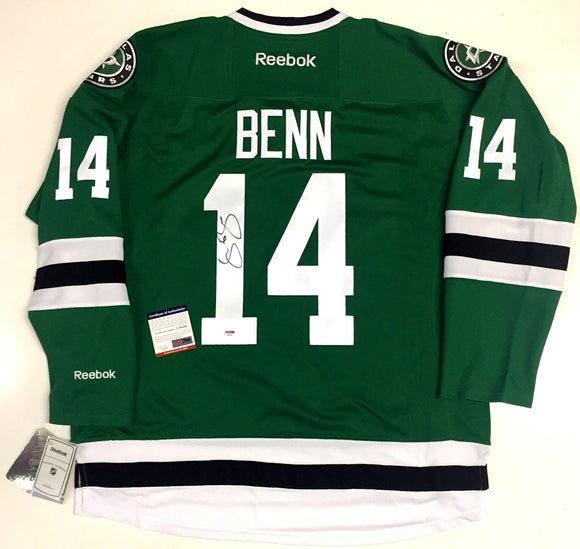 Jamie Benn Signed Autographed Dallas Stars Hockey Jersey (PSA/DNA COA)