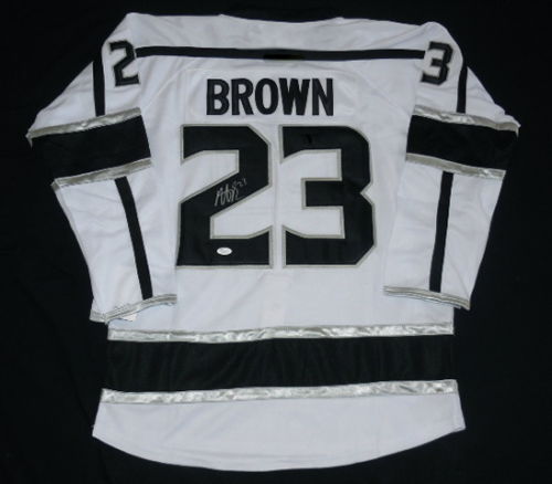 Dustin Brown Signed Autographed Los Angeles Kings Hockey Jersey (PSA/DNA COA)