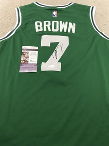 Jaylen Brown Signed Autographed Boston Celtics Basketball Jersey (JSA COA)