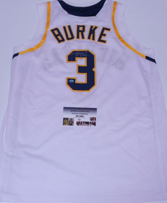 Trey Burke Signed Autographed Michigan Wolverines Basketball Jersey (Trey Burke COA)