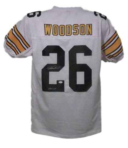 Rod Woodson Signed Autographed Pittsburgh Steelers Football Jersey (JSA COA)
