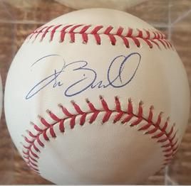 Pat Burrell Signed Autographed Official Major League OML Baseball (SA COA)