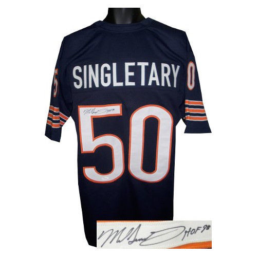 Mike Singletary Signed Autographed Chicago Bears Football Jersey (JSA COA)