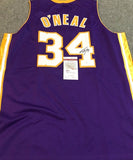 Shaquille O'Neal Signed Autographed Los Angeles Lakers Basketball Jersey (JSA COA)