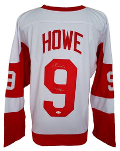 Gordie Howe Signed Autographed Detroit Red Wings Hockey Jersey (JSA COA)