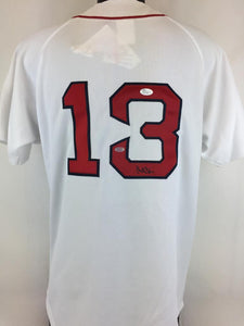 Carl Crawford Signed Autographed Boston Red Sox Baseball Jersey (JSA COA)