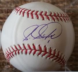 Luis Castillo Signed Autographed Official Major League OML Baseball (SA COA)