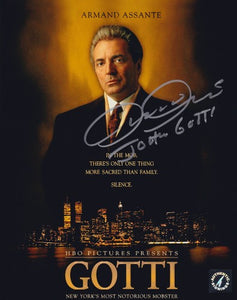 Armand Assante Signed Autographed "Gotti" Glossy 8x10 Photo (ASI COA)