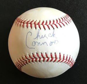 Chuck Connors Signed Autographed Official National League ONL Baseball (SA COA)